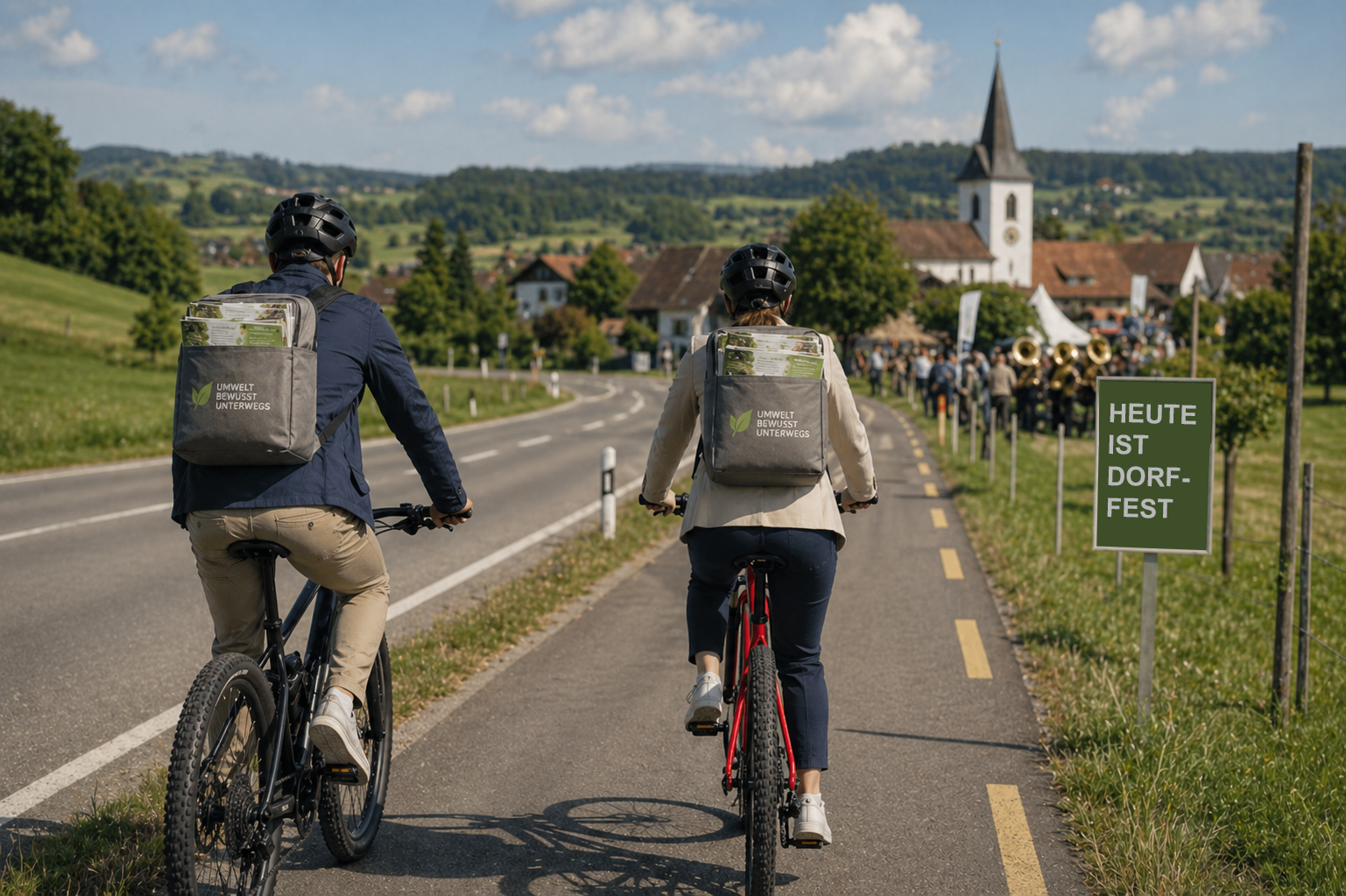 Elektrobike im Einsatz